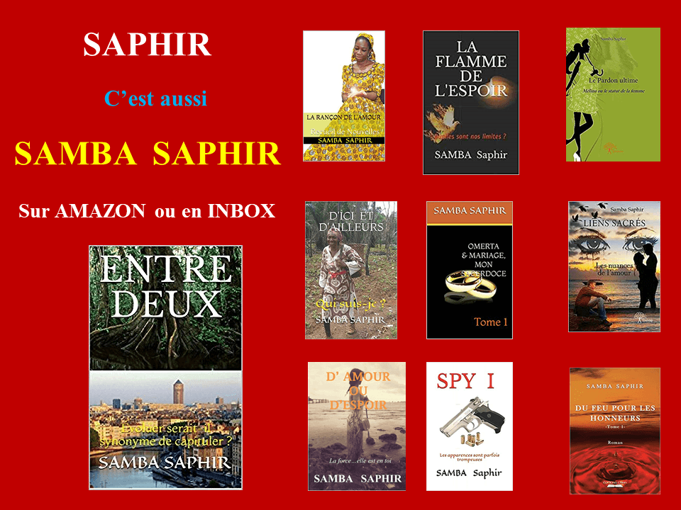 LES LIVRES  DE SAMBA SAPHIR (Disponible sur Amazon)
