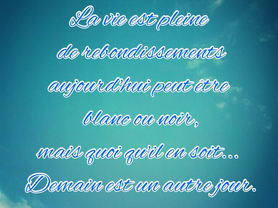 Demain est un autre jour