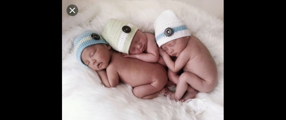 Bonnet de bébé surprise j'arrive maman garçon